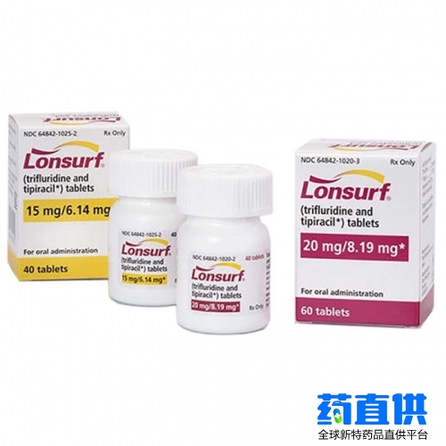 曲氟尿苷替匹嘧啶  Trifluridine/Tipiracil  朗斯弗