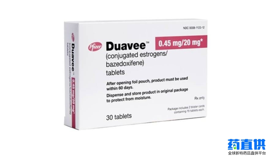 共轭雌激素/巴多昔芬 conjugated estrogen/bazedoxifene Duavee