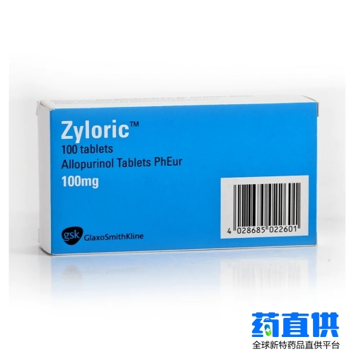 别嘌呤醇	Allopurinol Zyloric