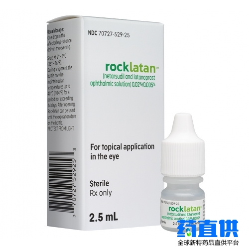 Rocklatan	netarsudil and latanoprost