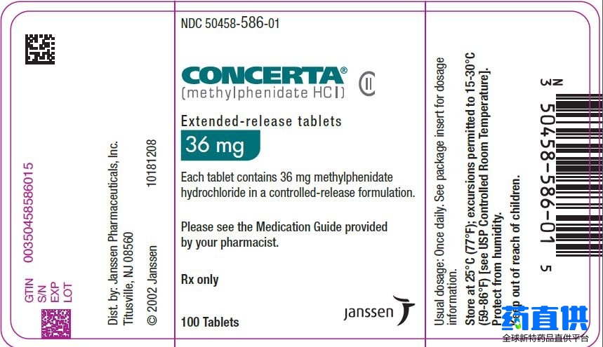 右哌醋甲酯 Dexmethylphenidate Concerta