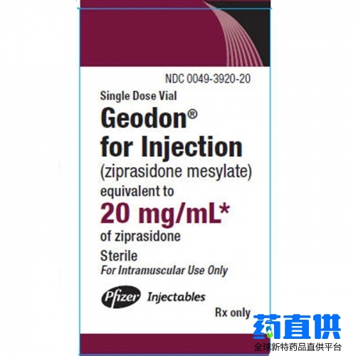 齐拉西酮	Ziprasidone	Geodon